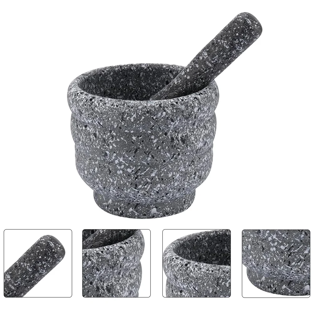 

Pound Garlic Medicine Cup Press Kitchen Supply Squeezer Mortar Pestle Set Grinder Container Home Mixing Bowls