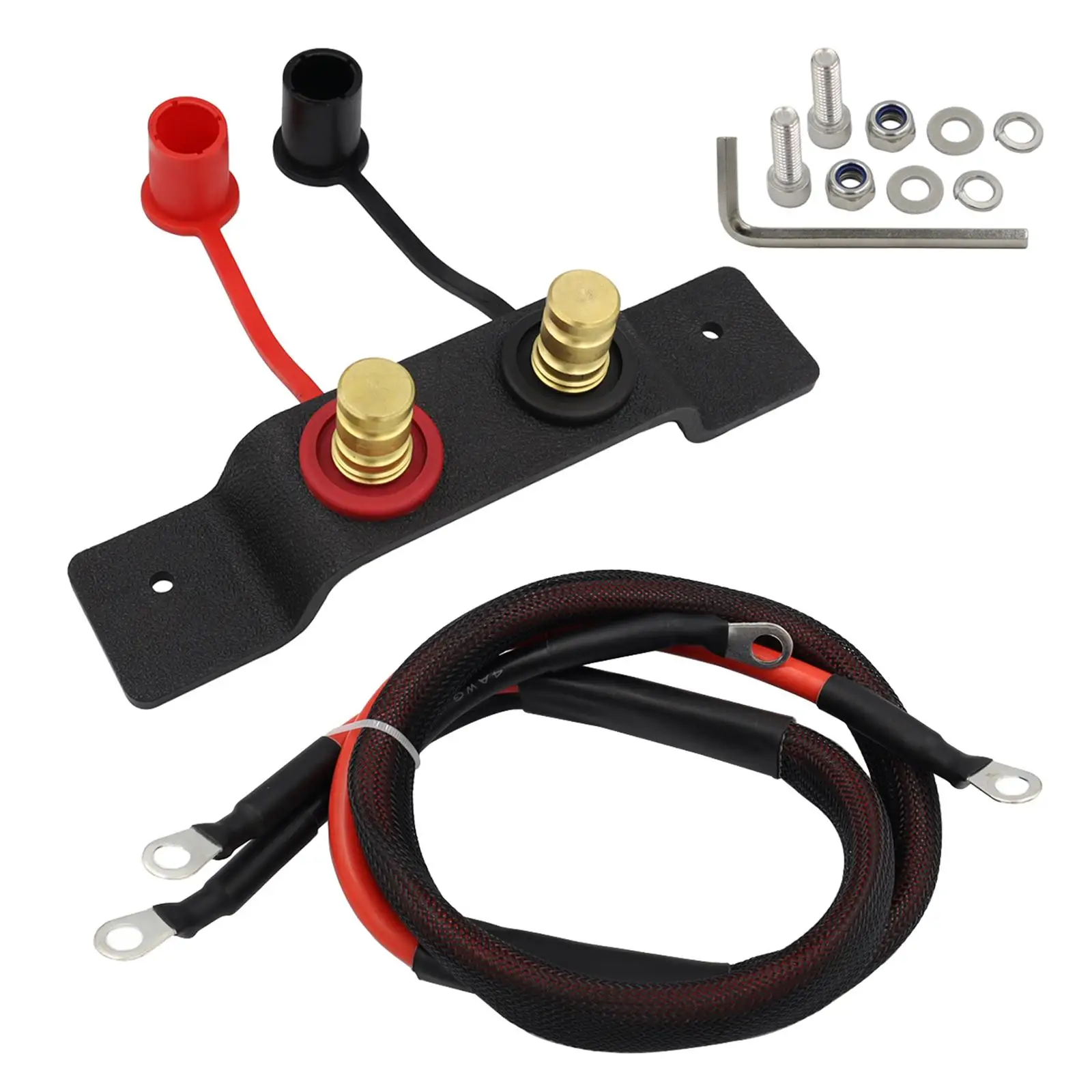 

Battery Jump Post High Voltage Cables Fit for Polaris RZR Lawn Mowers Racing Cars UTV ATV