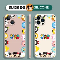 phone case mickey mouse anime for funda iphone 11 case 12 13 pro max 12 13 mini x xs xr xs max se 6 7 8 plus cover celular coque