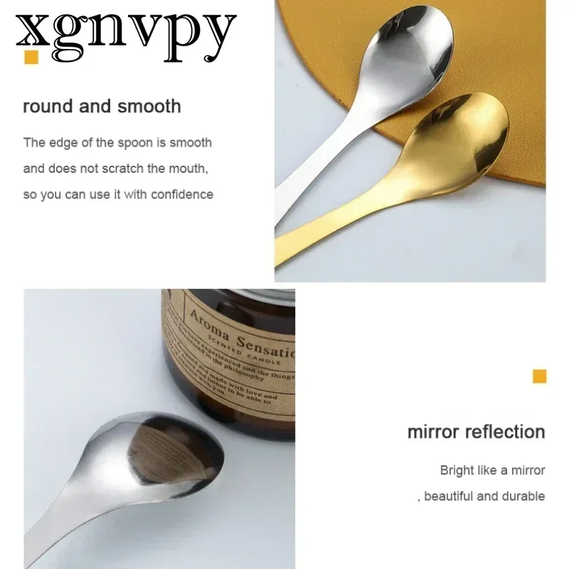 Xgnvpy кофейная ложка из нержавеющей стали с полым сердцем и улыбкой дизайнерская