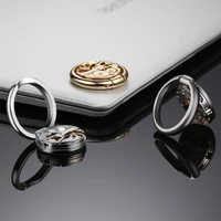 mechanical watch ring phone holder compatible with iphone all smartphones watch movement adjustable sticky mobile phone holder