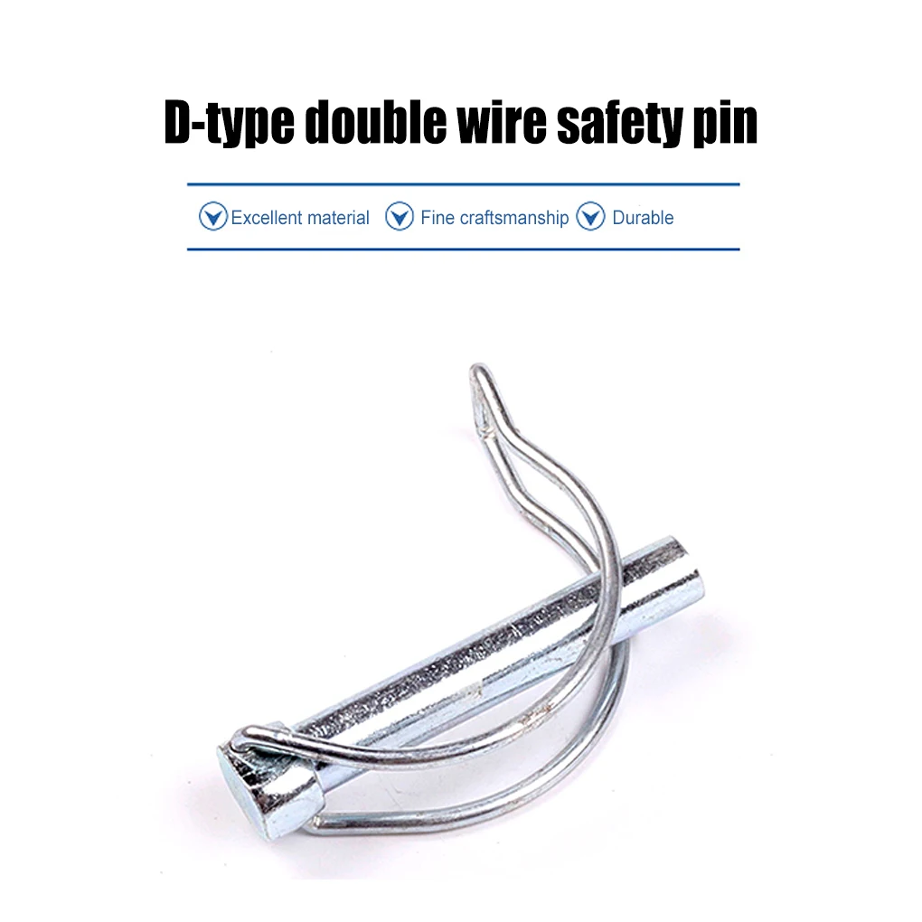 

1 2 3 Construction D Shaped Shackles Portable Shackle Replacement Wirelock Pin Fixing Tool Hardware Attachment