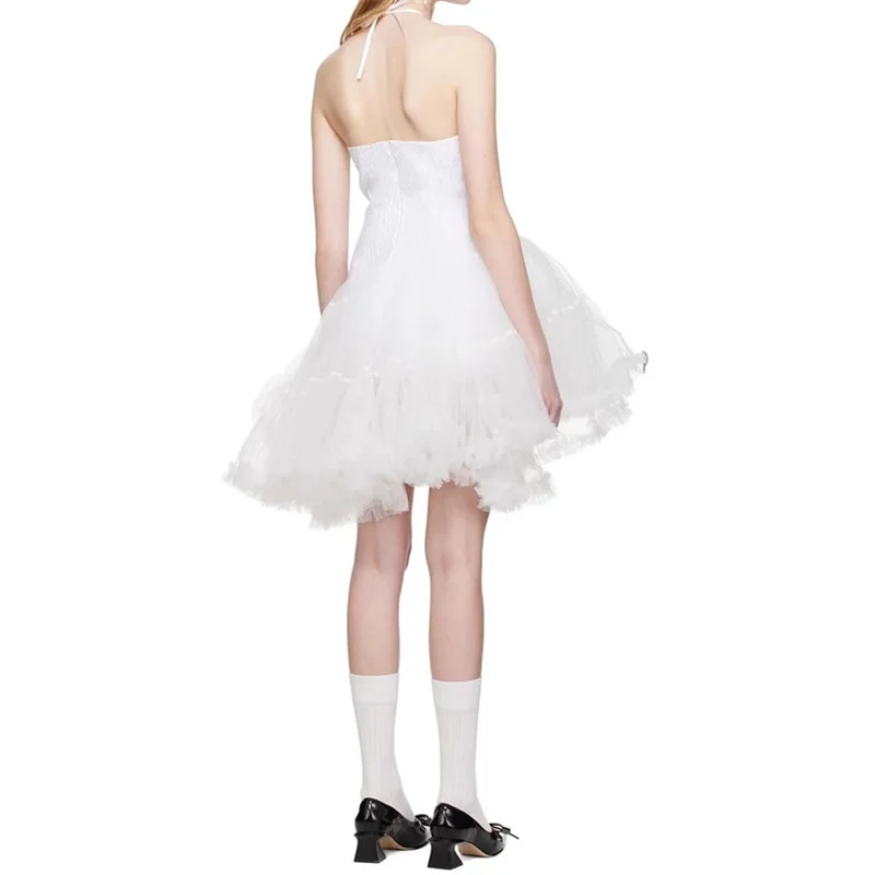 Элегантные женские платья Новинка лета 2024 сетчатая мини-юбка в стиле пэчворк