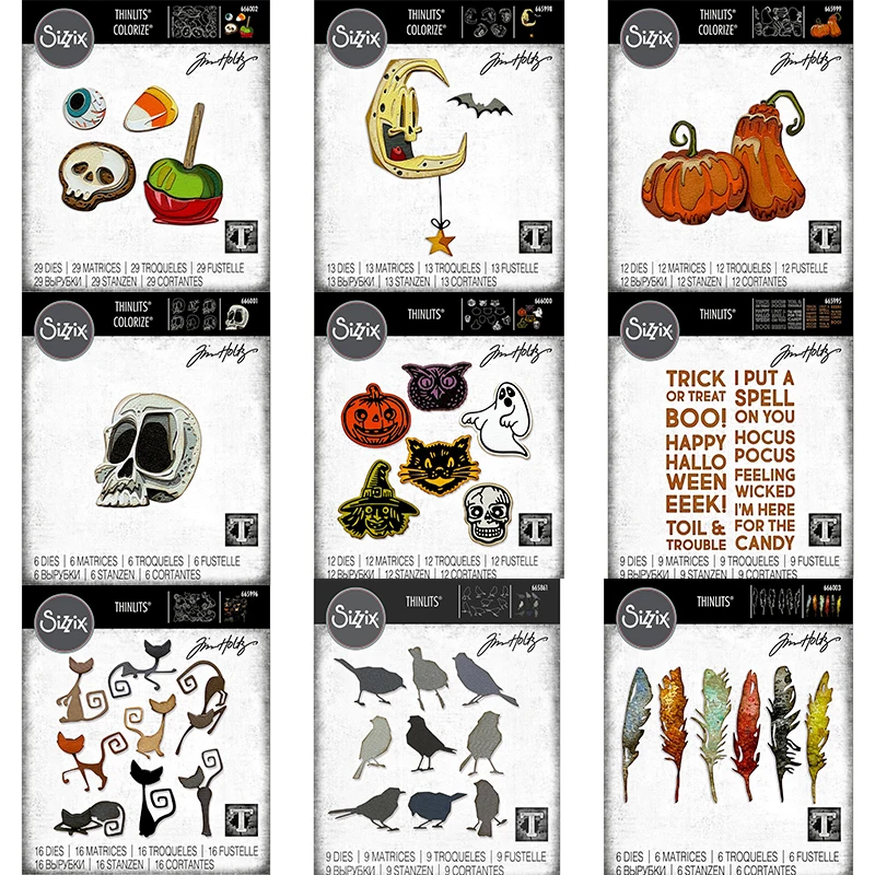 Новинка 2022 штампы для Хэллоуина металлические вырезания скрапбукинг
