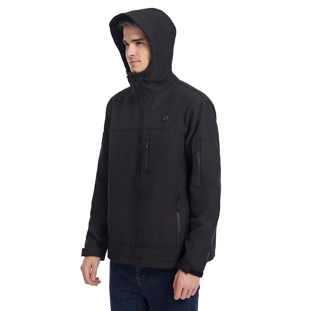 Мужская водонепроницаемая куртка с электроподогревом 3-мя режимами