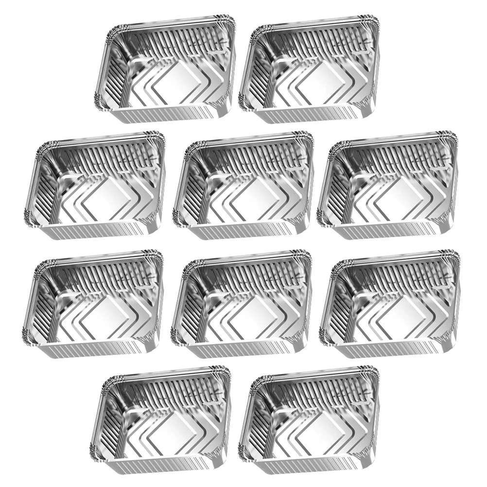 

Pans Aluminum Foil Disposable Bakingtray Trays Containers Meal Pie Take Out Prep Boxes Pan Cake Tin Loaf Box Container Bbq Drip