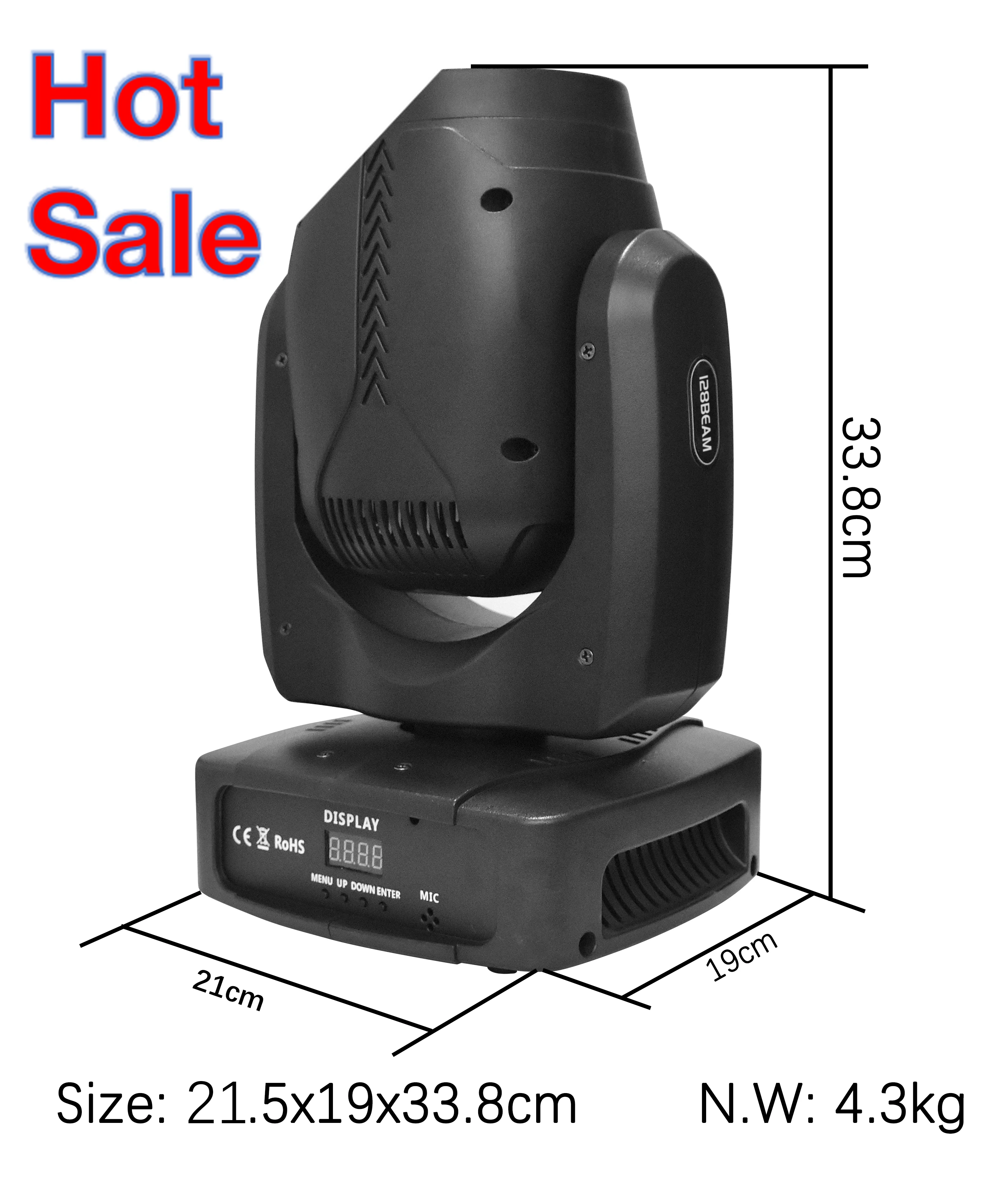 Горячая Распродажа внутреннее сценическое освещение 128 Вт светодиодные фары