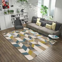 geometric printed floor mat living room area rugs bedroom bedside bay window carpet large area carpet living room decoration geo