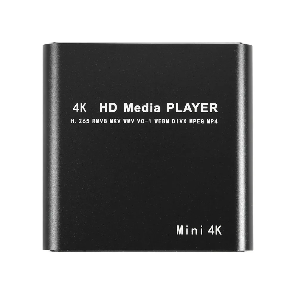 

New Mini 4k Hd Media Player Support Sd Card Usb Disk Hdd 1080p Multimedia Autoplay Advertise Ad Video Mp3 Mp4 Players Tv Box