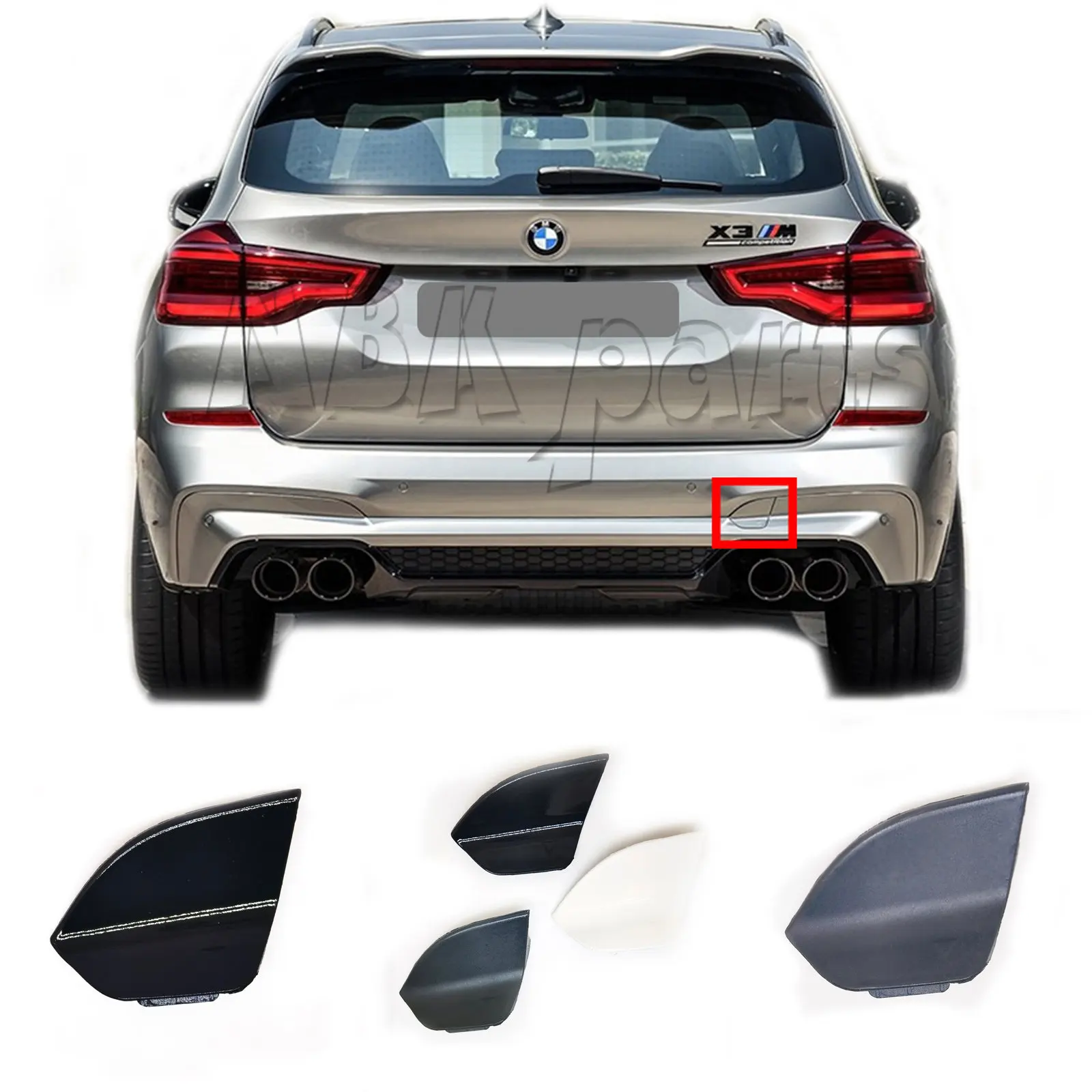 

Fit 19-21 BMW M series F97 X3M X3 M F98 X4M X4 M FRONT TOW COVER 51118082477