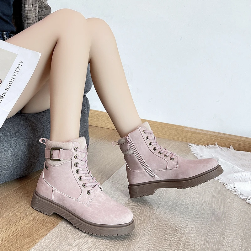 Женские ботинки до щиколотки Осень-зима женские челси короткие обувь на плоской