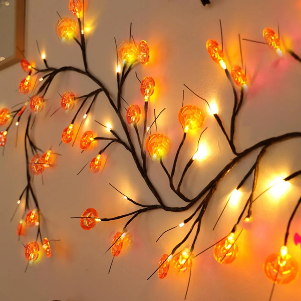 6-футовый декор для Хэллоуина с тыквой в виде летучей мыши-паука 8 режимов на