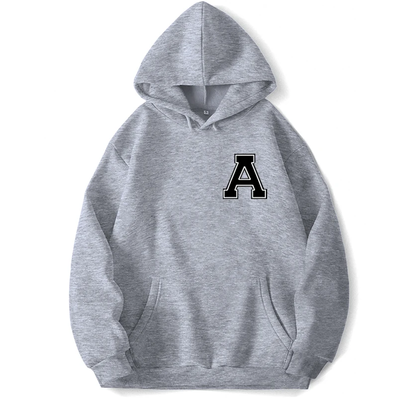 Letter A Hoodie Jumpers Hoodies For Men Clothes Sweatshirts Trapstar Spring Autumn Pullover Pocket Korean Style Sweatshirt Hoody