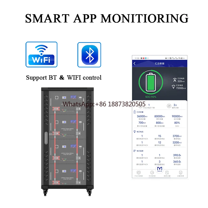 ZTGF 60 кВтч Солнечная энергетическая система 51 2 В 280 Ач 300 314 LiFePO4 Аккумулятор 48