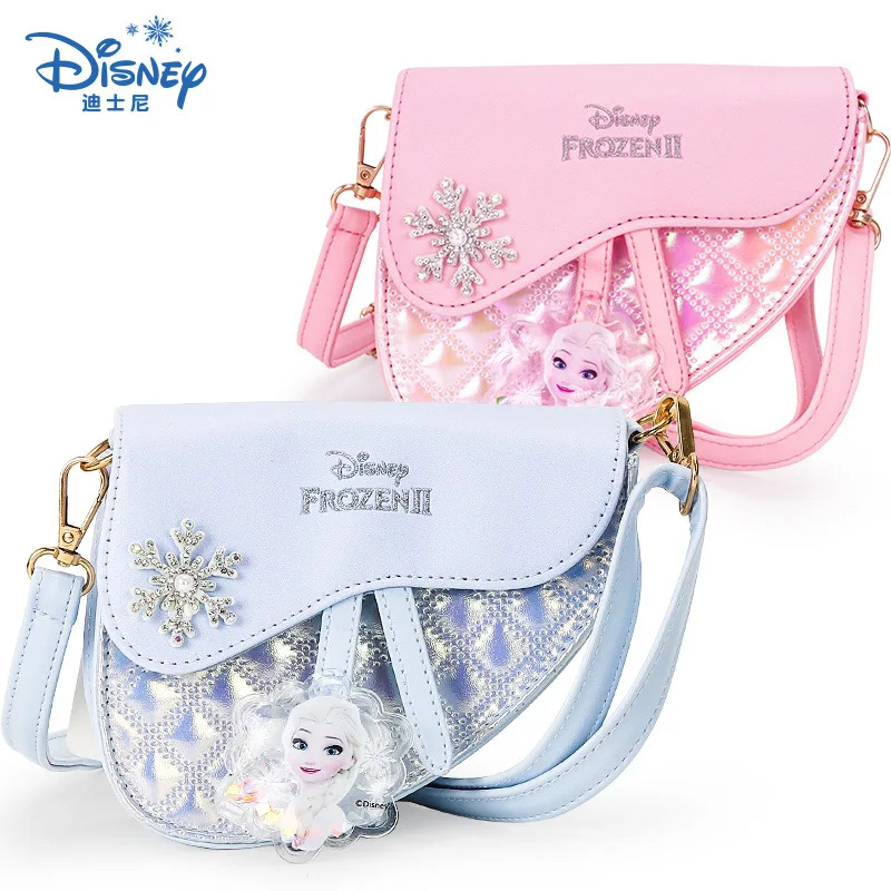 

2023 Disney Frozen 2 Elsa Anna Princess Children's Toys Shoulder Bag Girl Sofia Princess Baby Handbag Kid Fashion Shopping Gift