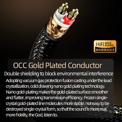 ATAUDIO кабель HiFi 3.5 мм до 2XLR