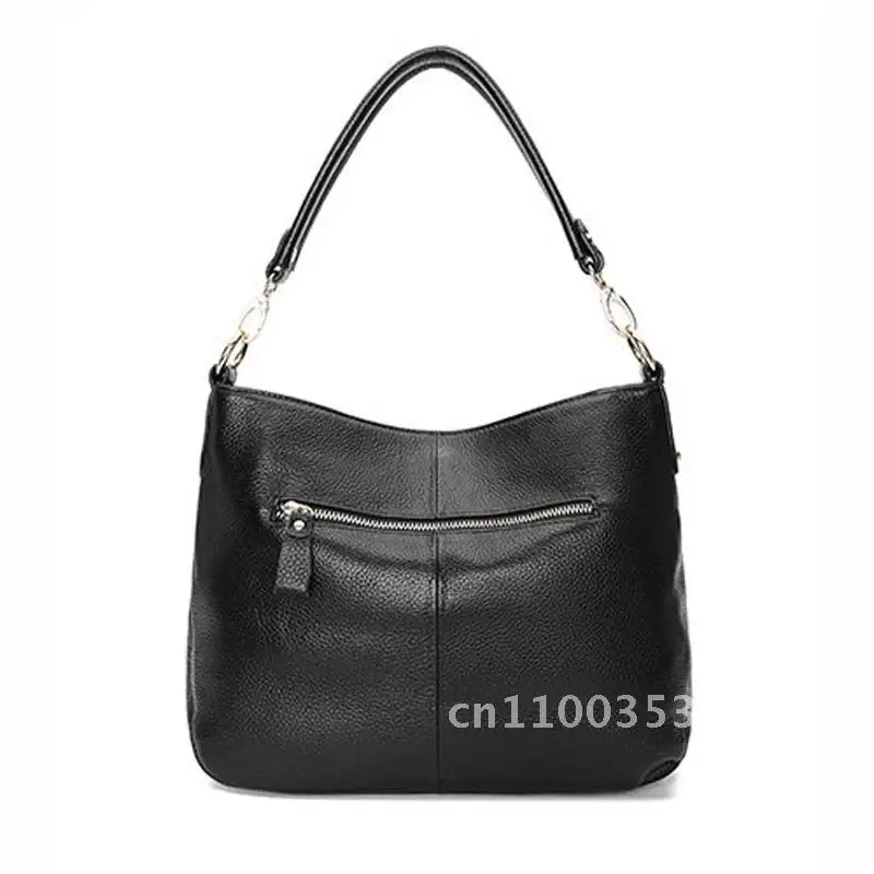 Бродяга с 3 отделениями женская натуральная сумка кожаная через плечо A472 100% кожа