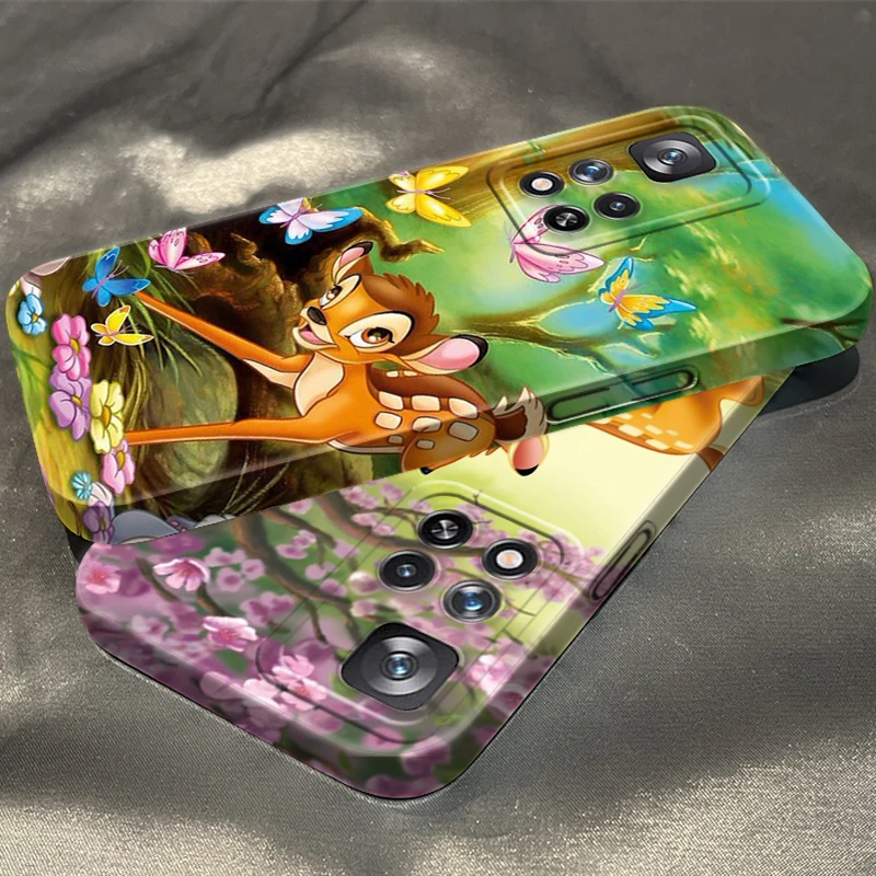 

Bambi Disney Cartoon Phone Case For Redmi K60 K50 K40 K30 9A Note 12 11 11T 10 10S Pro Plus 5G Feilin Film Hard Cover