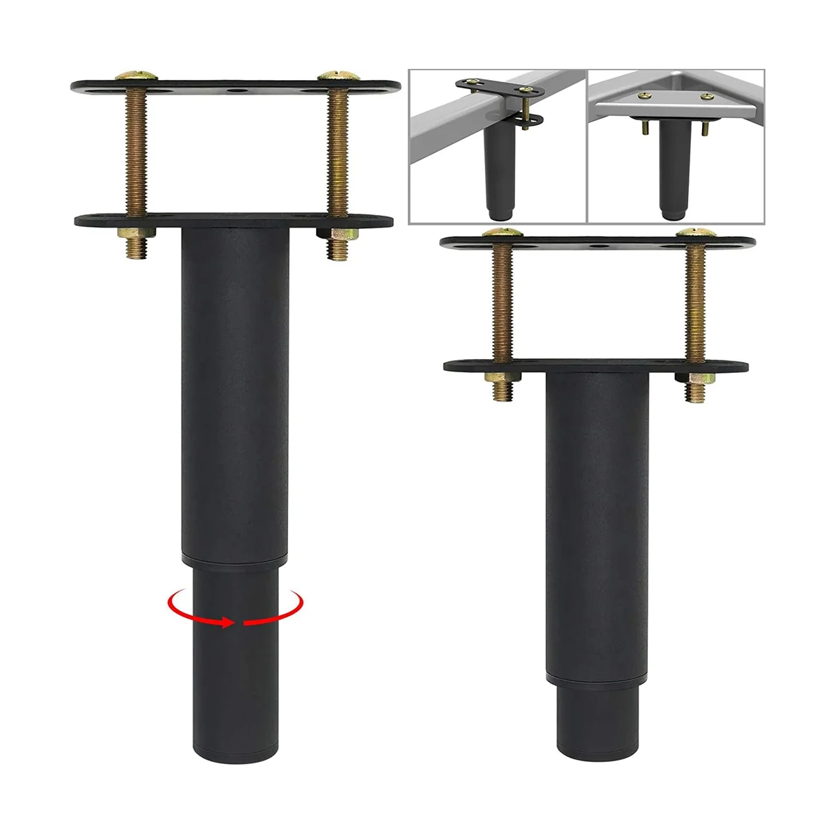 Support Legs, Bed Frame Center Slats Heavy Support Leg Replacement Parts