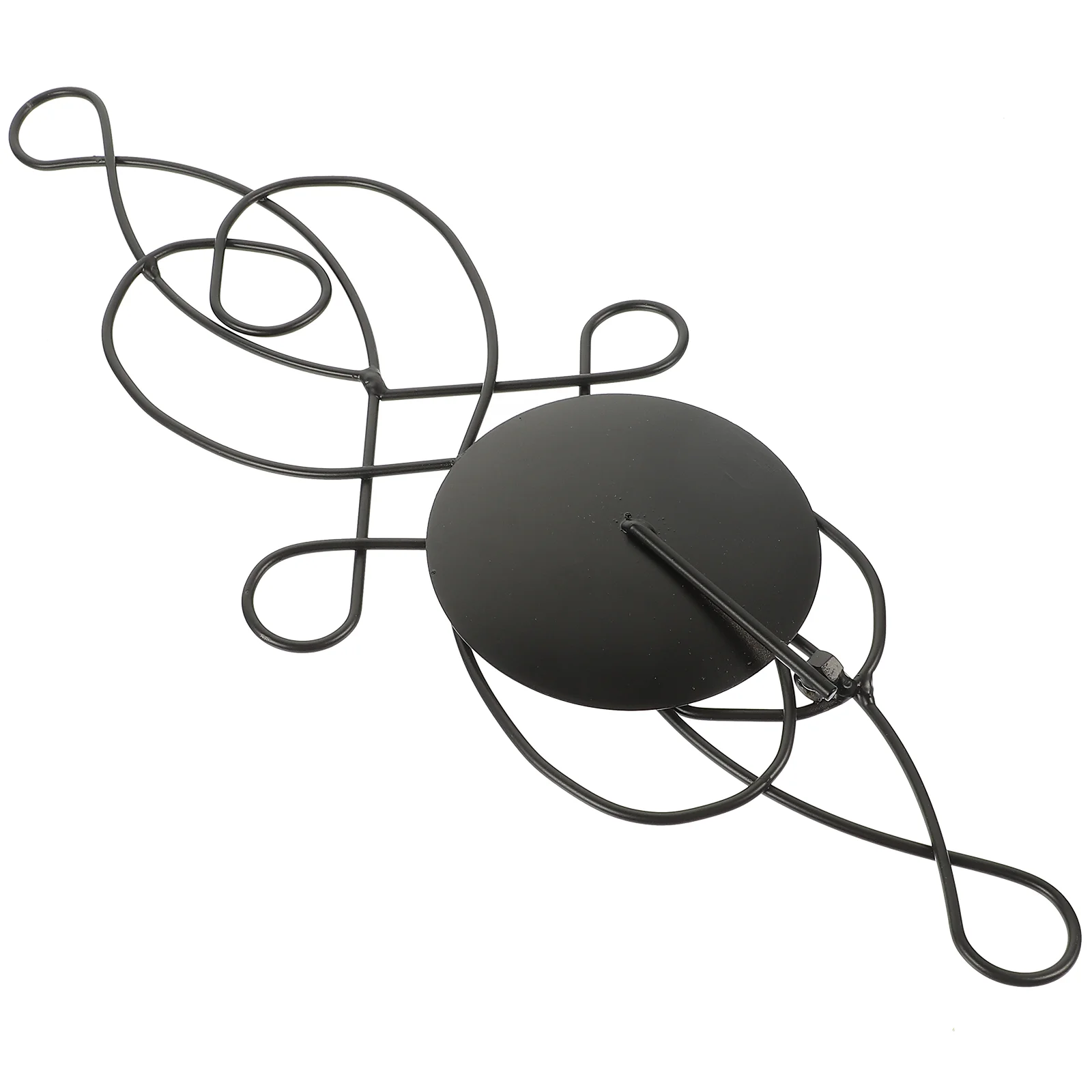 

Sturdy Iron Holder Wall-mounted Stick Wall Holder Knot Shaped Holder for Wall Decor