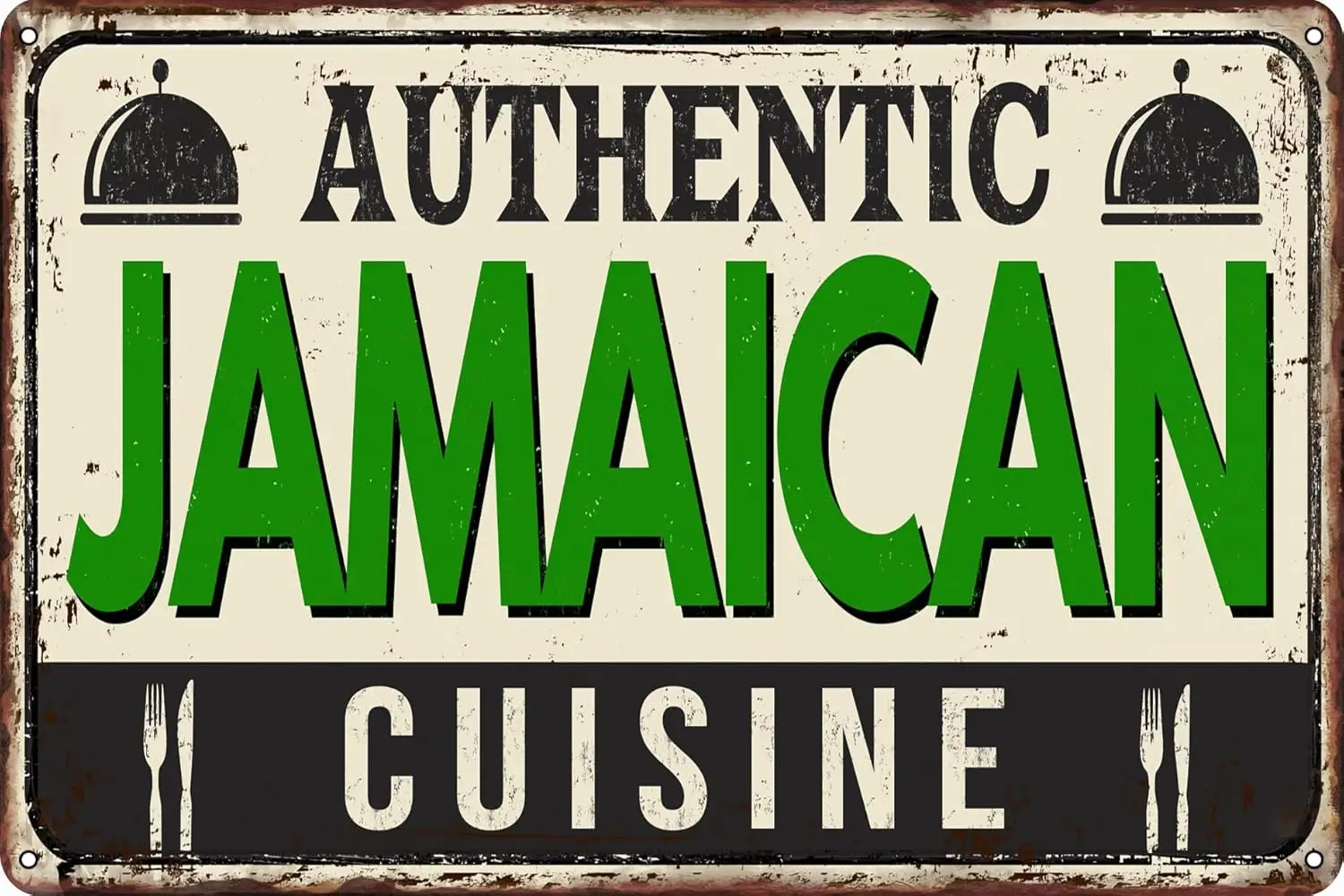 uthentc Jm Cusne Vntge Grge Decor Funny Metl Tn Sgns Home Br Mn Cve Wll Gfts 12 X 8 nches