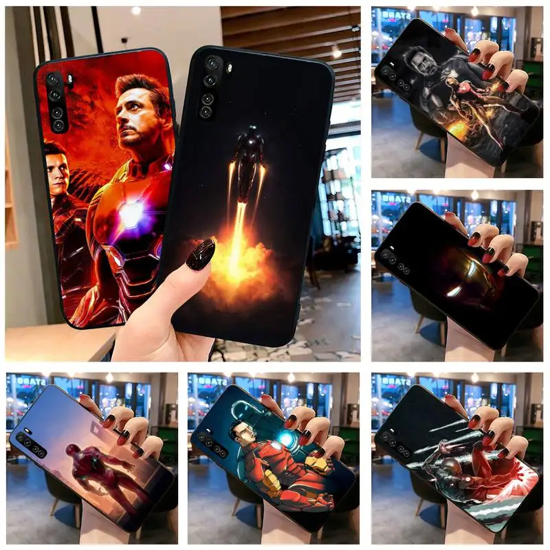 

Marvel Iron Man Phone Case For Huawei P20 P30 P40 P50 Lite E P Mate 50 40 30 20 Pro