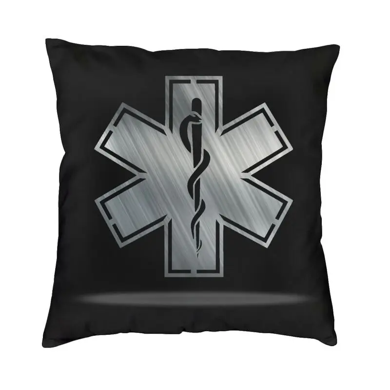 

Квадратная наволочка Emt Star Of Life, домашняя декоративная подушка для автомобиля с двусторонней печатью