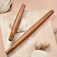 baking rolling pin mahogany large household two pointed dough pastry pizza baking accessories tools kitchen supplie dough roller