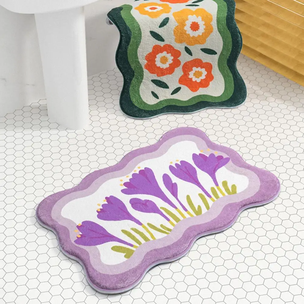 

Anti-slip 3 Sizes Universal Cute Bathroom Non-slip Door Mat Dorm Supplies