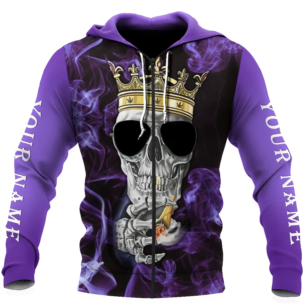 

Beautiful skull tattoo 3D full body print unisex luxury hoodie men sweatshirt zipper pullover casual jacket sportswear 25