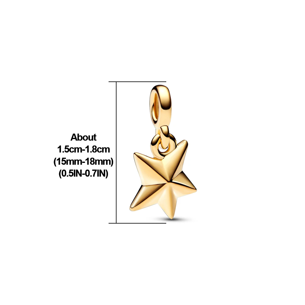 Breloque en argent regardé 925 pour femme, convient à Pandora original, pendentif plus proche, dent, planète bleue, mini pendentif, bijoux originaux, cadeau