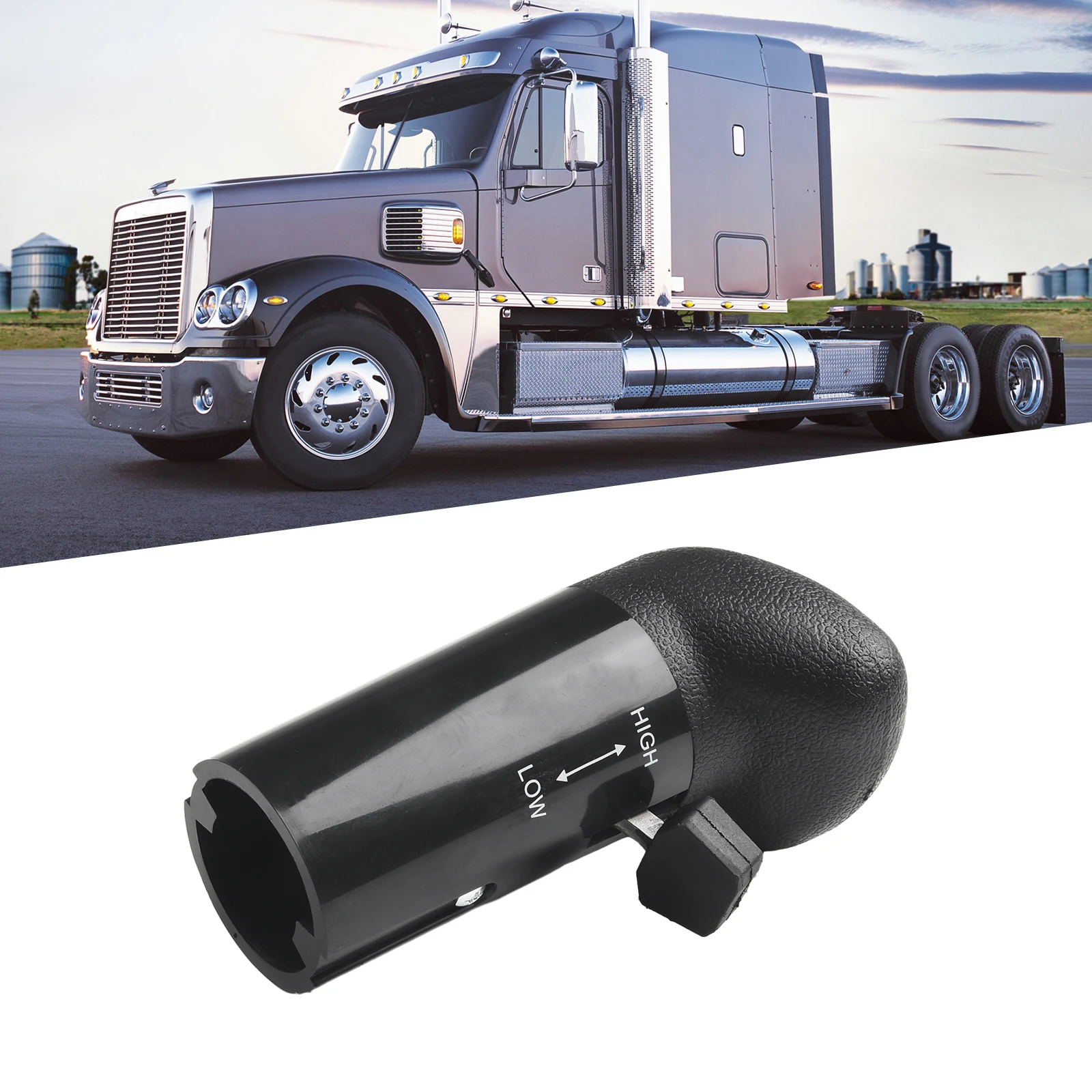 Черный алюминиевый рычаг переключения для 13-скоростного автомобильного рычага