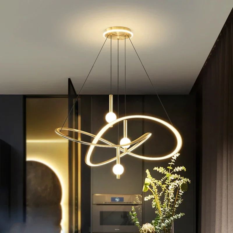

Room Decor Led Art Chandelier Pendant Lamps Lightings Nordic home dining indoor lighting Ceiling hanging fixture for living room
