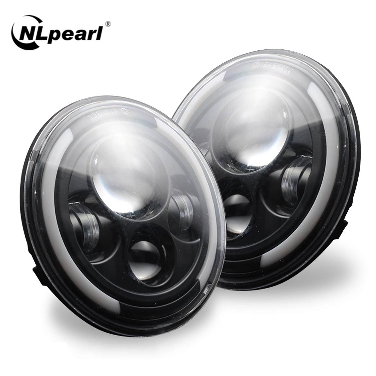 Фары светодиодсветодиодный NLpearl 7 дюймов 4x4 12 В 24 | Автомобили и мотоциклы