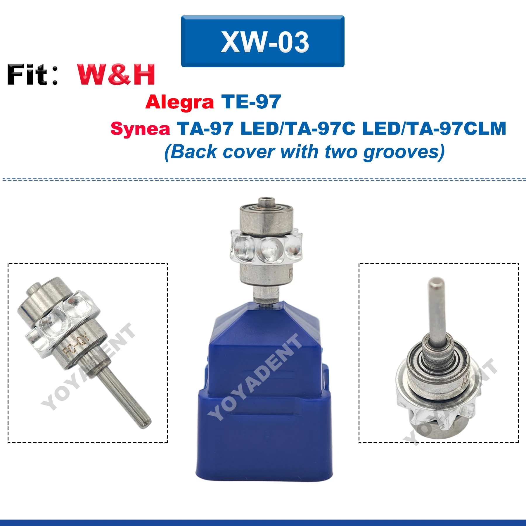 Стоматологический турбинный картридж воздушный ротор для WH Allegra TE-97 Synea TA-97 LED/TA-97C