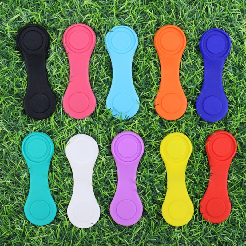

Silicone Golf Hat Clip Premium Magnet Golf Ball Marker Flavorles Magnetic Hat Clip Strong Attach to Your Pocket Edge Belt Clothe