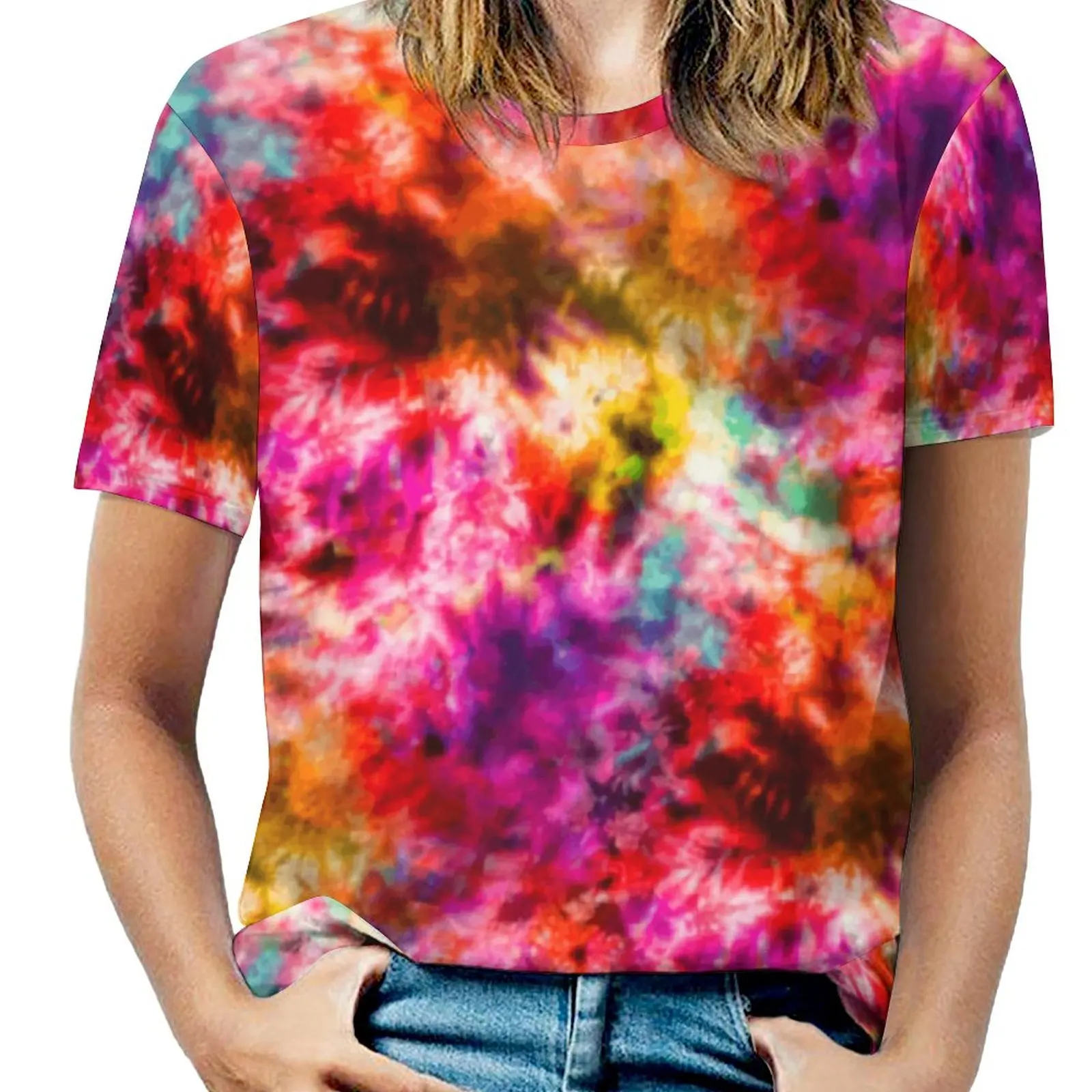 

Sunburst Tie Dye Movement T-shirt Fresh Funny Classic Home Top Tee USA Size