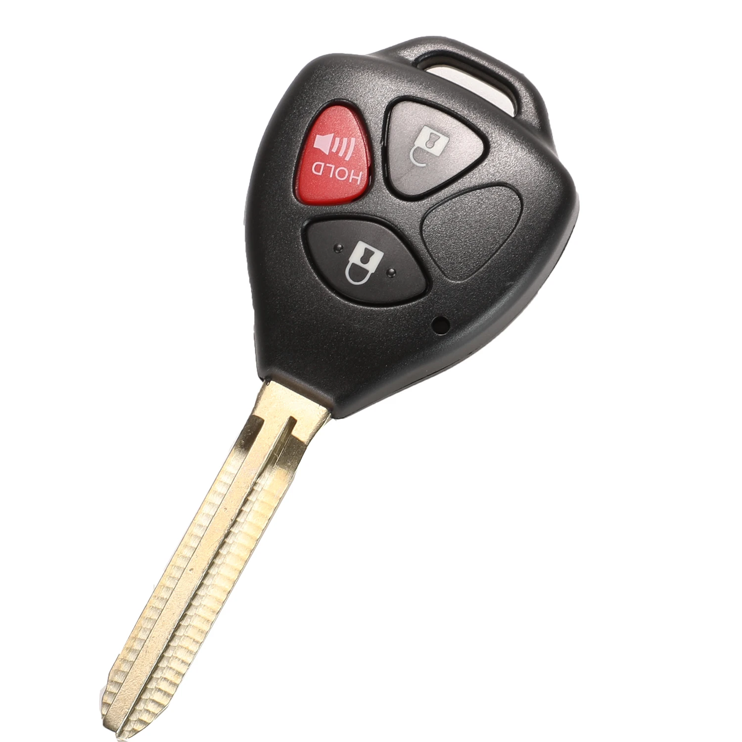 

Jingyuqin 10p 4B чехол для дистанционного ключа автомобиля, сменный брелок для Toyota Camry Avalon Corolla Matrix RAV4 Venza Yaris 3 + 1