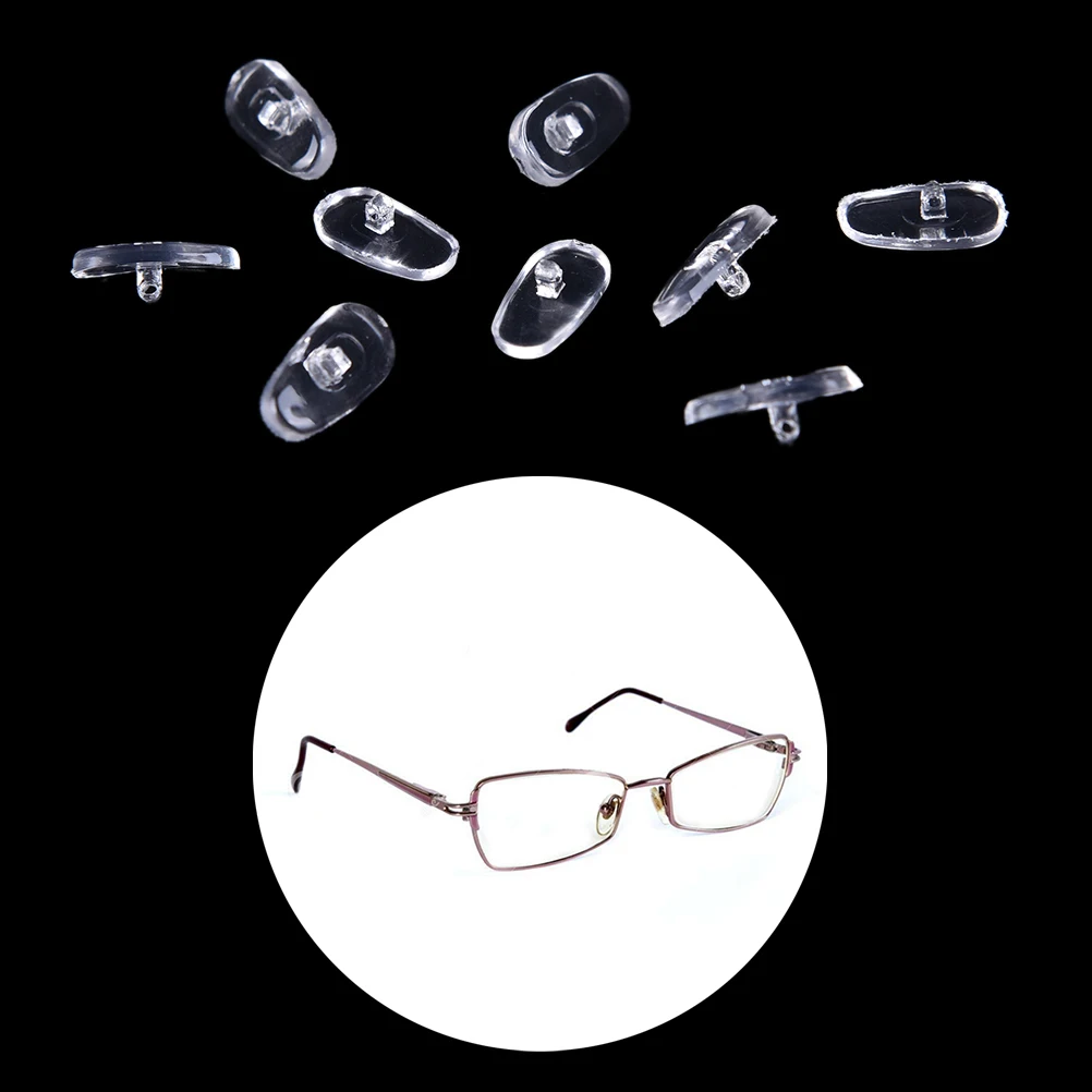 

50 Pairs Soft Silicone Glasses Nose Pads Eyeglass Nose Pads Non-slip Nose Pads for Glasses Eyeglasses Eyewear Accessories
