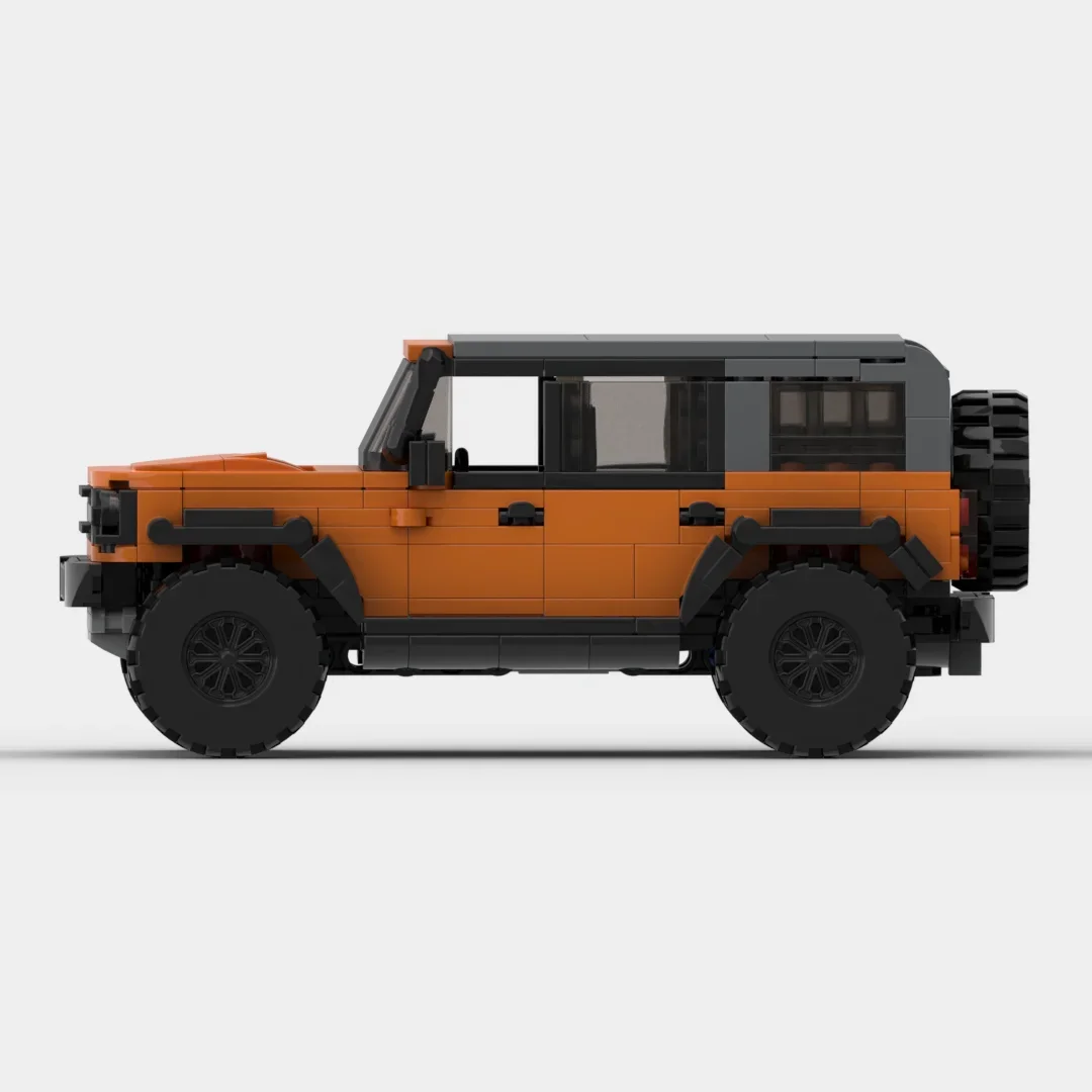 Конструктор MOC Fordham bronco гоночный спортивный автомобиль скоростной Чемпион гонщик