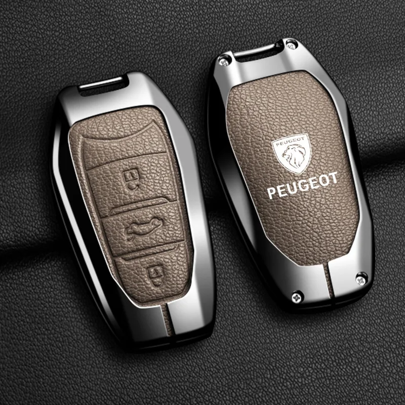 

Автомобильный чехол для ключей из цинкового сплава для Peugeot GTLine 407 GT 208 308 408 508 608 2008 3008 4008 5008 RCZ Автомобильный брелок для ключей Металлический корпус ключа