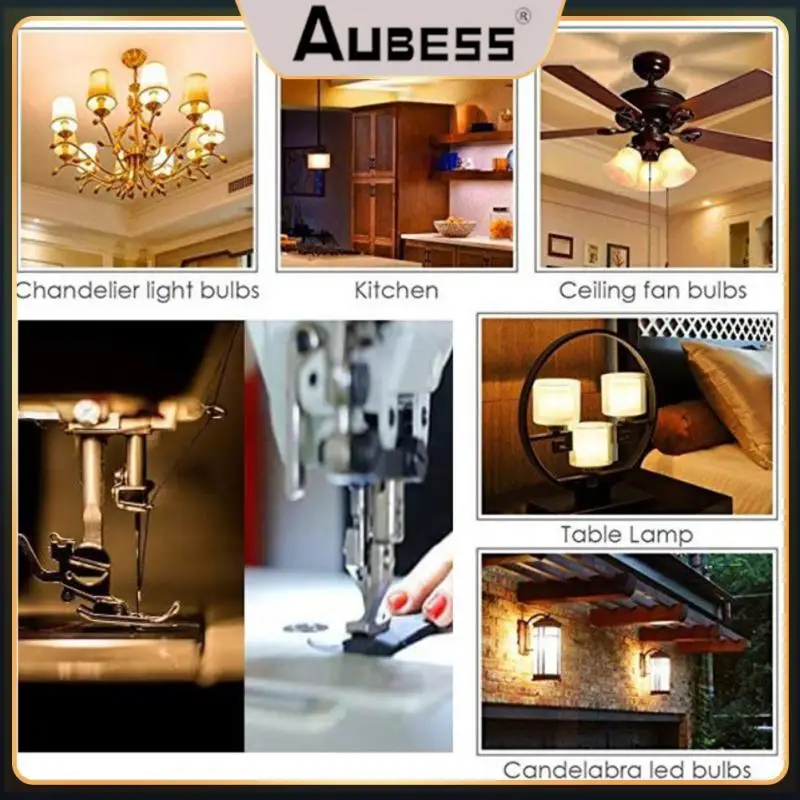 

220v Corn Bulbs Lights For Sewing Machine Super Bright Led Lights 350-360lm Crystal Lamp Energy Saving High Brightness