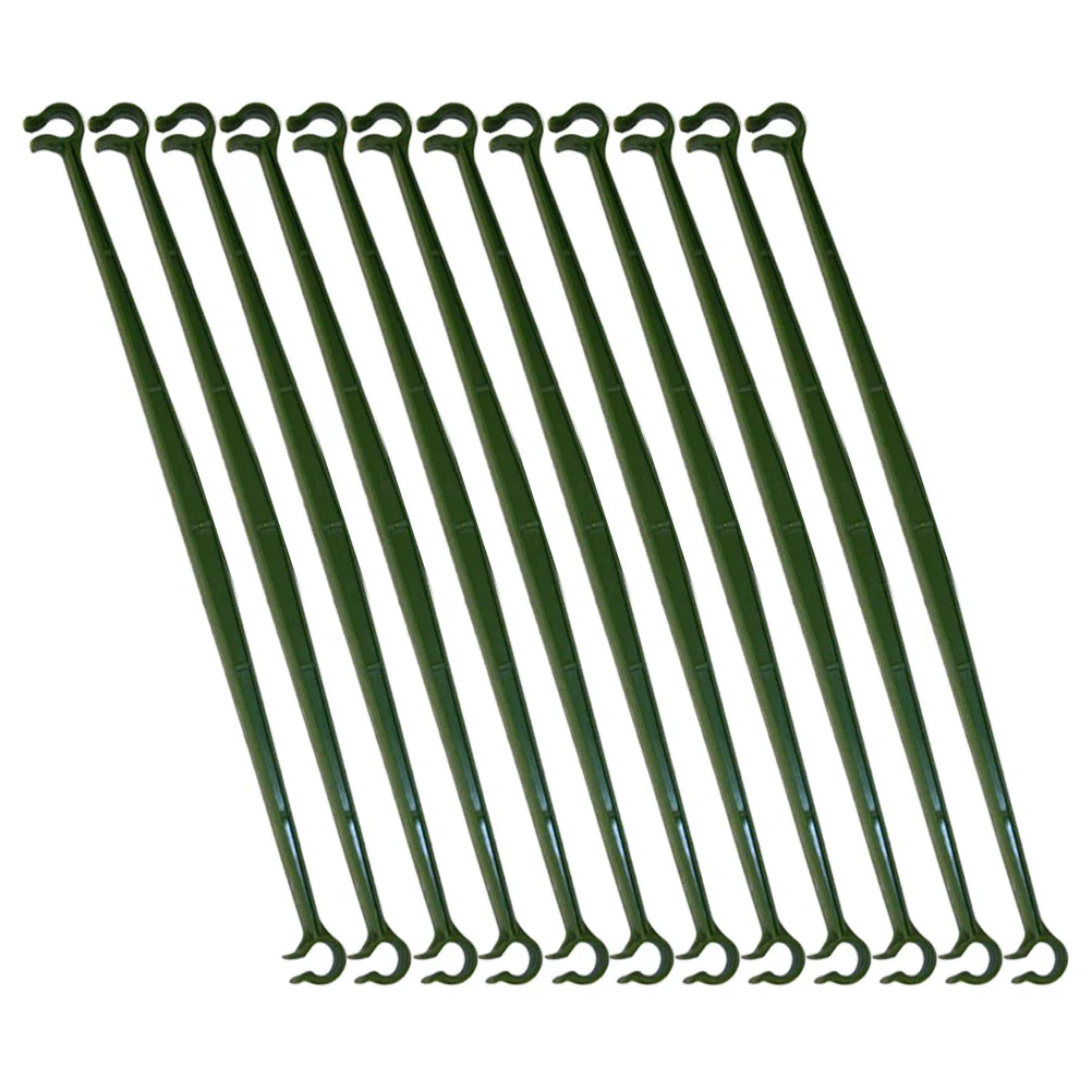 

12 Pcs Pile Arm Tomato Cage Stake Arms DIY Support Plastic Stand Patio Climbing Trellises Flower Pots Rod Vine Fixed