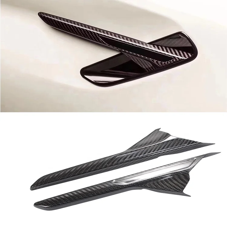 

Real Dry Carbon Fiber F90 M5 Side Vents Add On Type For BMW F90 M5 Sedan 4 Door 2018up