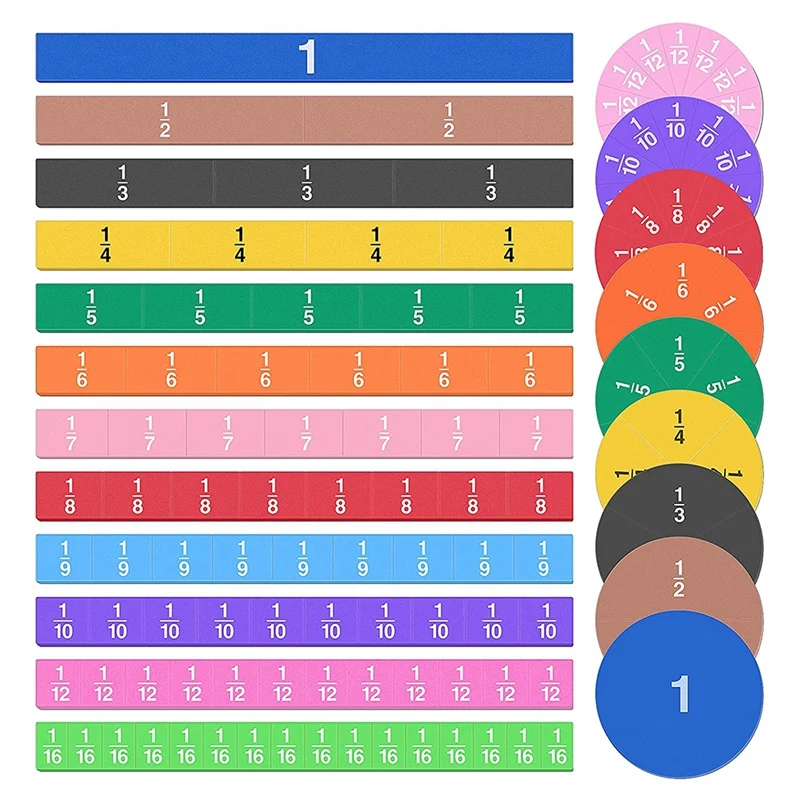 

134 шт., магнитные Фракционные плитки и дробные круги-математические манипуляторы для дошкольного начального класса, учебный комплект