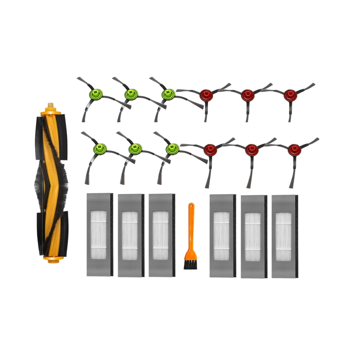 

20Pcs for DEEBOT OZMO 920/950/T5/T8/T8 /T8 Max/N7/N8 Vacuum Cleaner Main Side Brush Filter Accessories Kit