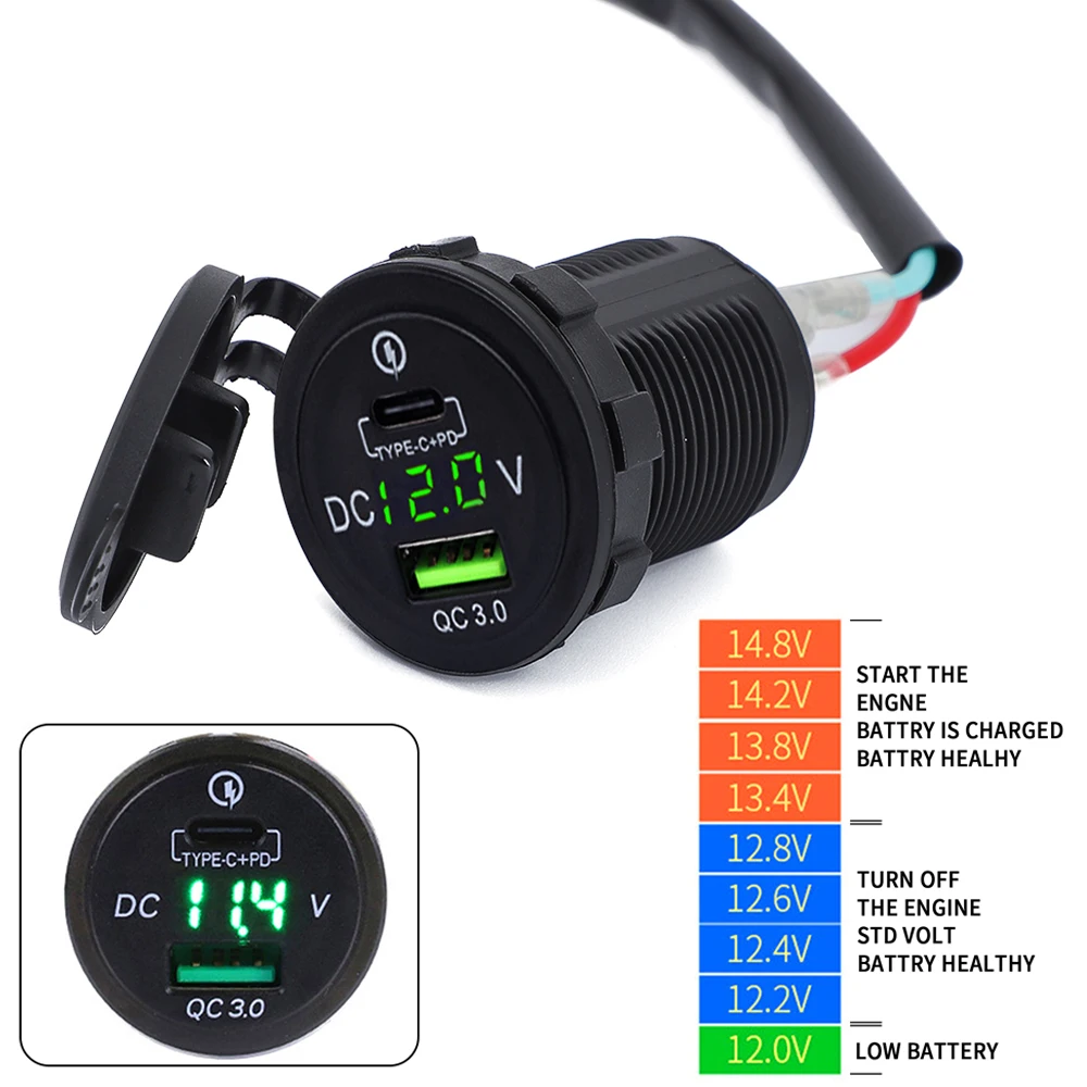 Быстрое зарядное устройство с двумя USB-портами и реле для камеры в мотоцикле, для Kawasaki Versys 650 Ninja400 Ninja650 NINJA 400