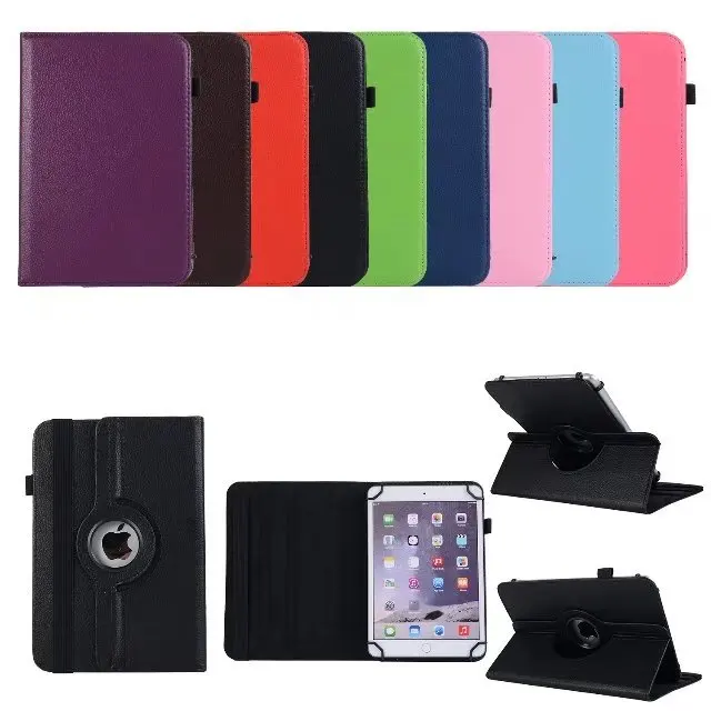 

Rotation 360 Degree Rotating Litchi Stand Leather Cover Case For Huawei T3 7.0 3G Tablet + Pen