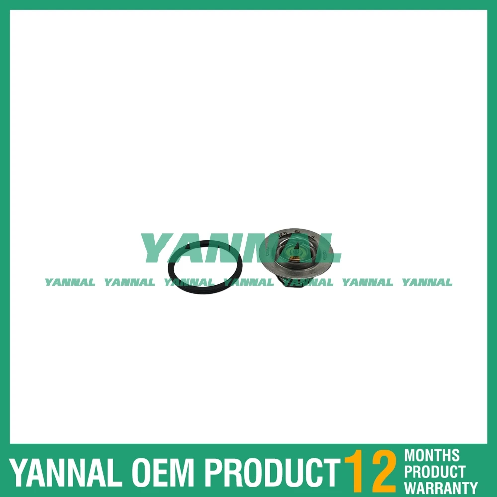 Новый термостат C201 82 °C для деталей двигателя экскаватора Isuzu D201