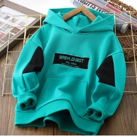 boys hoody autumn new childrens boyish look hooded bottoming shirt spring and autumn children and teens autumn clothing top
